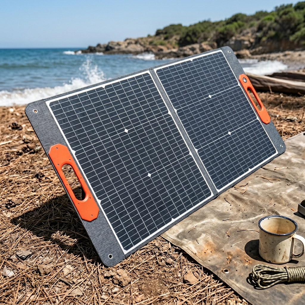 100W foldable solar panel