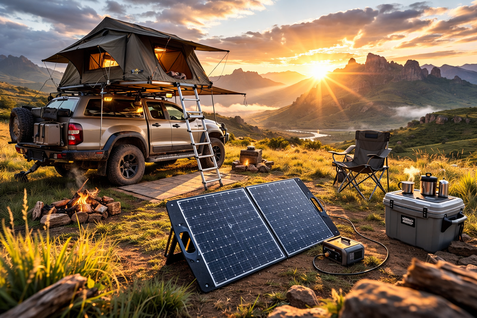 100W Foldable Solar Panel thumbnail 4