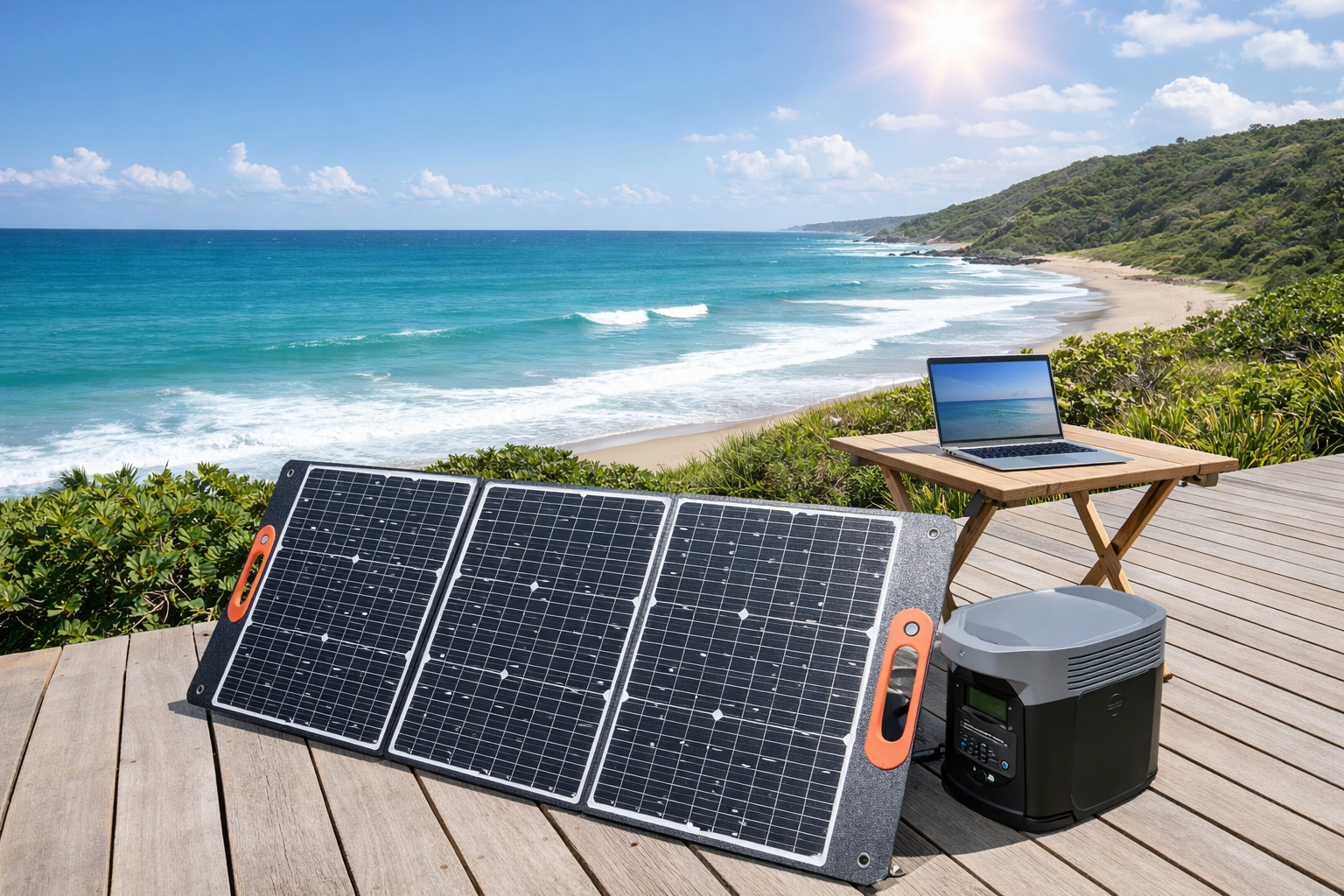 200W Foldable Solar Panel thumbnail 3